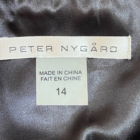 Peter Nygard Womens Black Lamb Leather Sleeveless Vest Fringe Accents Size 14 - Picture 5 of 8